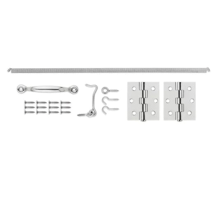 National Hardware N185-700 Screen/Storm Door Set, Stainless Steel, 8-Piece, For: Screen/Storm Doors - 3