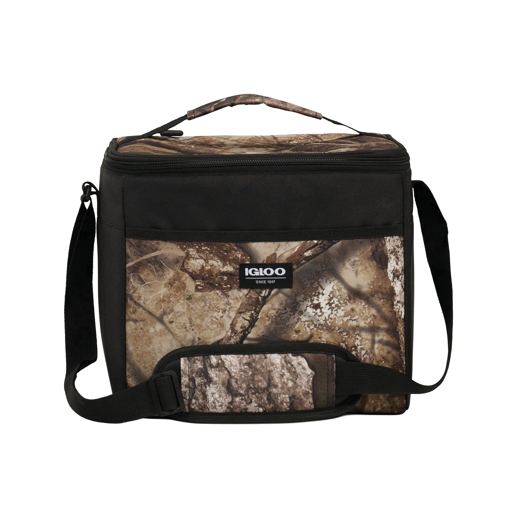 Realtree Series 64351 Cooler Bag, 9.64 in L, 9.64 in W, 12 oz, 18 Cans Capacity, Fabric, Camouflage