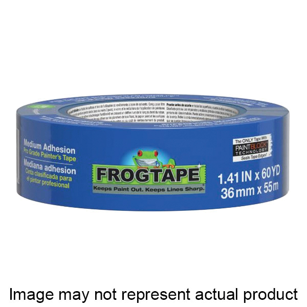 106010 Premium Painter's Tape, 60 yd L, 1.88 in W, Crepe Backing, Blue