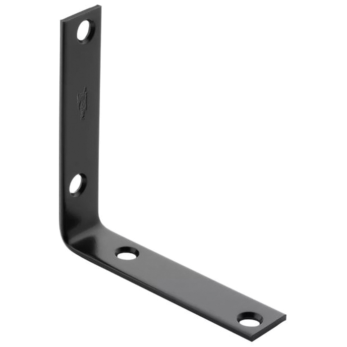 National Hardware N275-706 Corner Brace, 3-1/2 in L, 3/4 in W, Steel, Powder-Coated