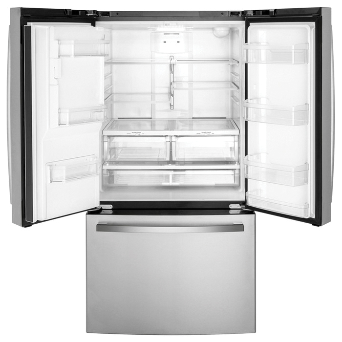 GE GFE26JYMFS French-Door Refrigerator, 25.7 cu-ft Overall, 17.54 cu-ft Refrigerator, 8.17 cu-ft Freezer, 3-Door - 4