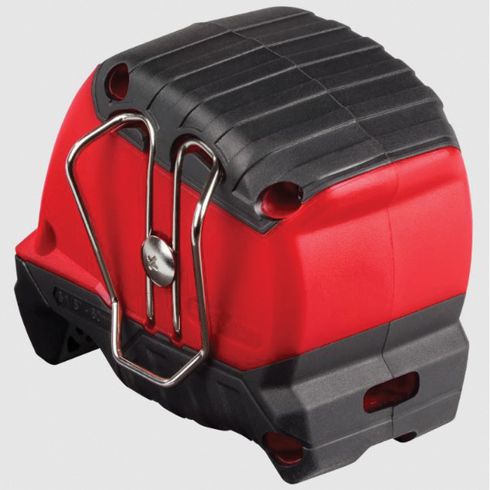 Milwaukee 48-22-1217 Tape Measure, 16 ft L Blade, 1-3/8 in W Blade, Steel Blade, Plastic Case, Black/Red Case - 2