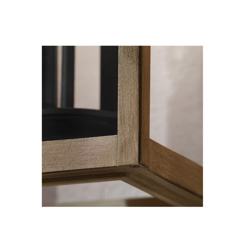 Home Decorators Collection KSZ1603AX-01/WD Outdoor Wall Light Lantern Sconce with Clear Glass, Rectangular, Metal - 5