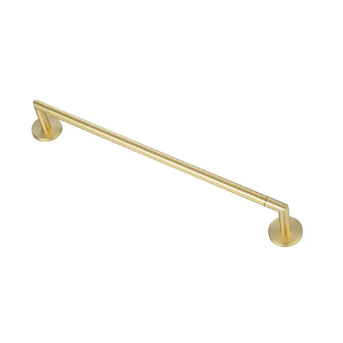 Paradise Bathworks Arcadia Series 69404 Single Towel Bar, 18 in L Rod, Zinc, Satin Brass, Surface - 3