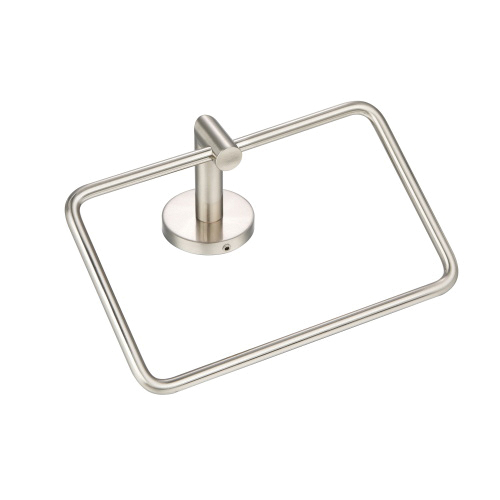 Paradise Bathworks Arcadia Series 69028 Towel Ring, 11 lb, Zinc, Satin Nickel, Surface - 3