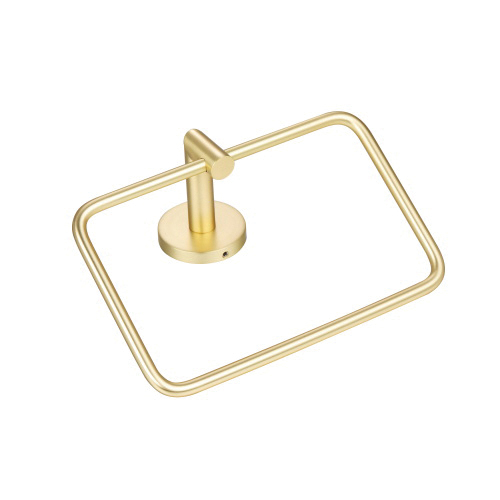 Paradise Bathworks Arcadia Series 69004 Towel Ring, 11 lb, Zinc, Satin Brass, Surface - 3