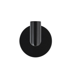 Paradise Bathworks Arcadia Series 69220 Robe Hook, 11 lb, 1-Hook, Zinc, Matte Black, Surface - 3