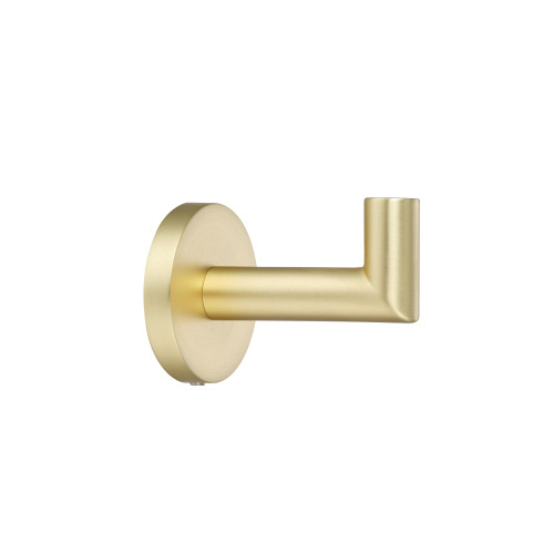 Paradise Bathworks Arcadia Series 69204 Robe Hook, 11 lb, 1-Hook, Zinc, Satin Brass, Surface - 3