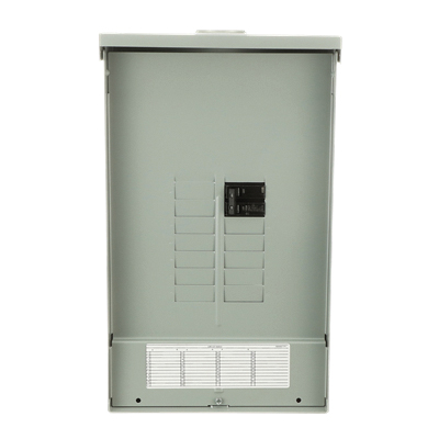 ReliaHome T Series TMQ1212RPA Main Circuit Breaker, 125 A, 12-Space, 24-Circuit, Surface, Gray