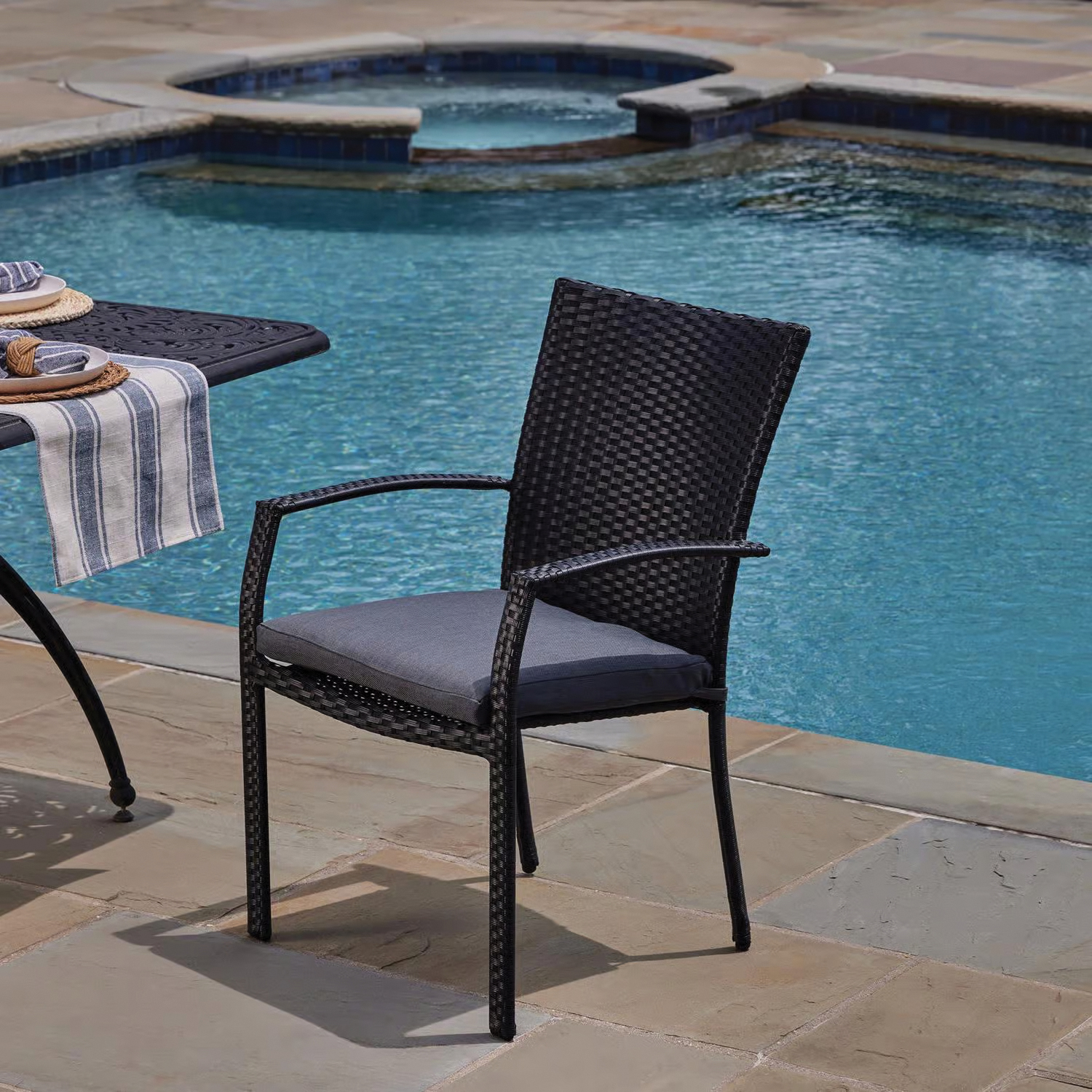Chair Cover, Living Accents, 28 in L, 33 in W, 33 in H, Polyester - 3