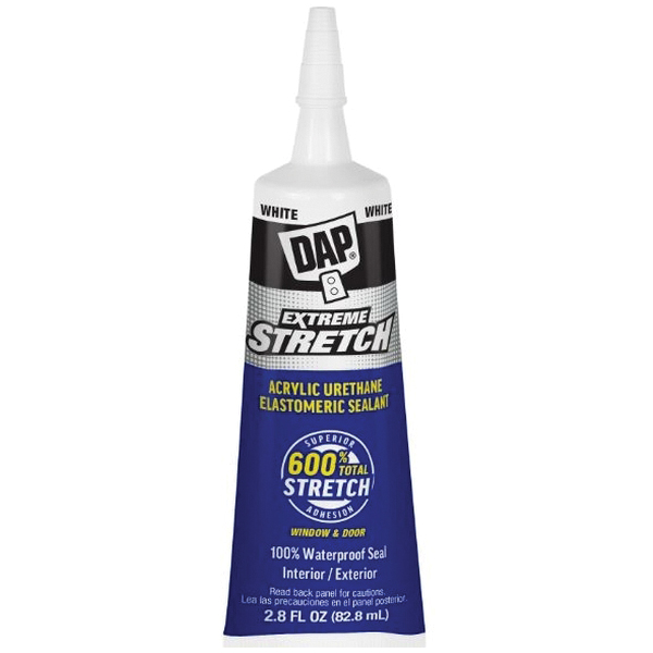 7079800958 Window and Door Premium Elastomeric Sealant, White, 2 hr Paintable, 24 hr Water Ready Curing