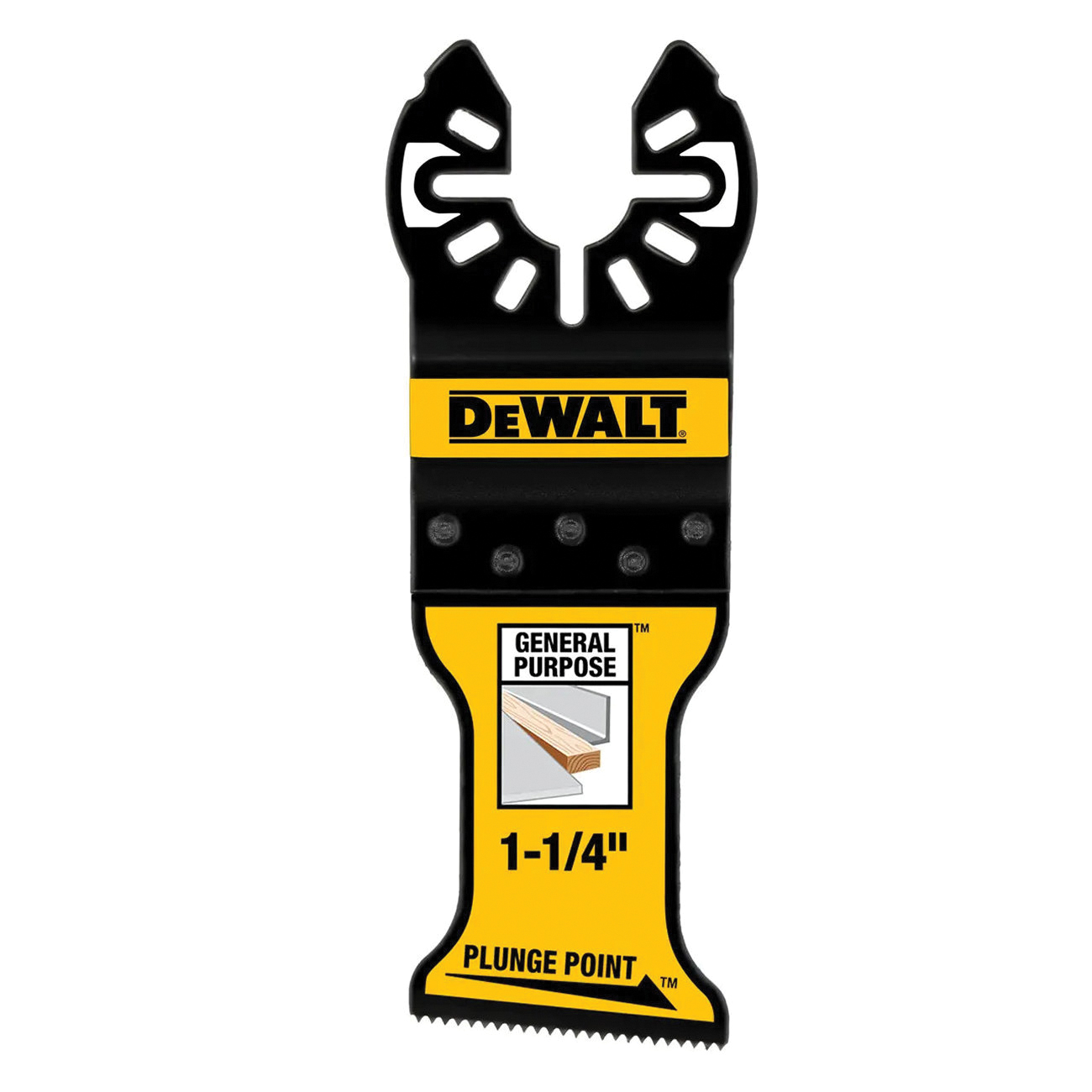 DWA4258 General-Purpose Oscillating Blade, 1-1/4 in, Carbide