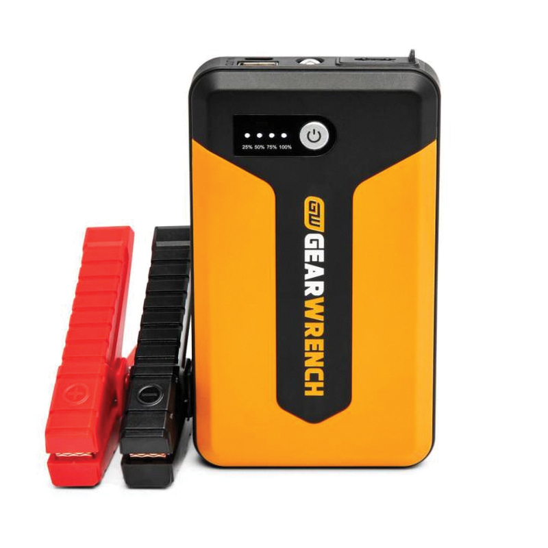 GWLBJ12 Battery Jump Starter and Powerbank, 12 V, 1200 A, 4-Cell Battery, Lithium-Ion Battery