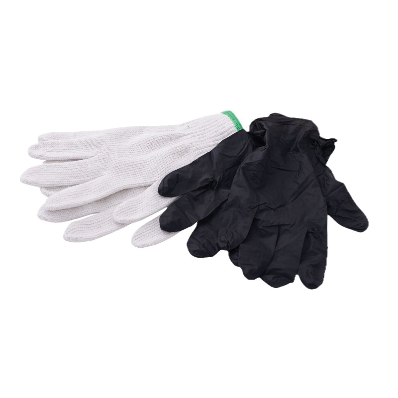 90928 Food Prep Glove Set, Cotton/Nitrile