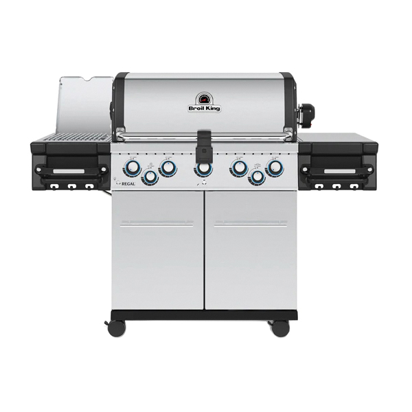 Regal S 590 Pro Series 958947 Gas Grill, 55,000 Btu, Natural Gas, 5-Burner, Side Shelf Included: Yes