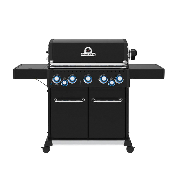 Baron 590 Pro Series 675144 Gas Grill, 45,000 Btu, Liquid Propane, 5-Burner, Smoker Included: No, Black
