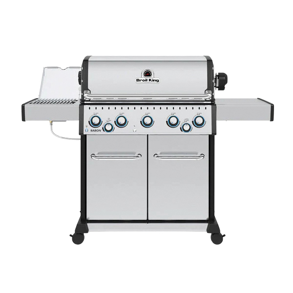 Baron S 590 Pro Series 876944 Gas Grill, 45,000 Btu, Liquid Propane, 5-Burner, Smoker Included: No
