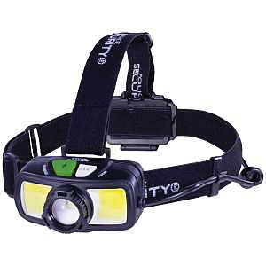 97856 Head Lamp, Alkaline, Rechargeable Battery, LED Lamp, 1500 Lumens, 85 m Beam Distance, Black