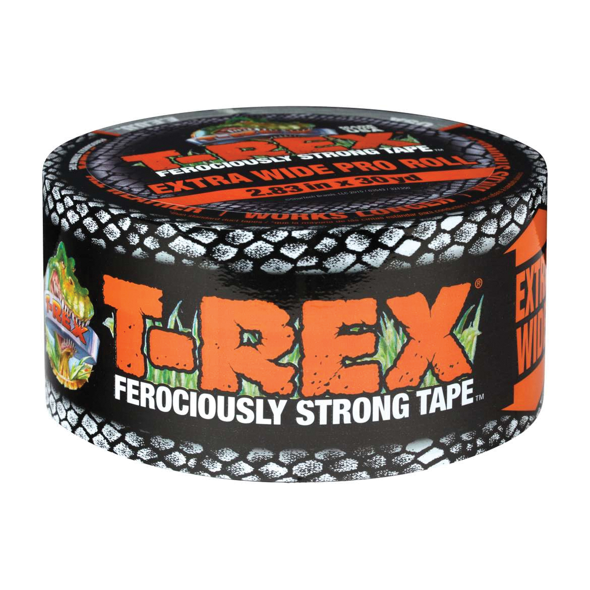 4614152 Duct Tape, 25 yd L, 2.83 in W, Cloth Backing, Gunmetal Gray