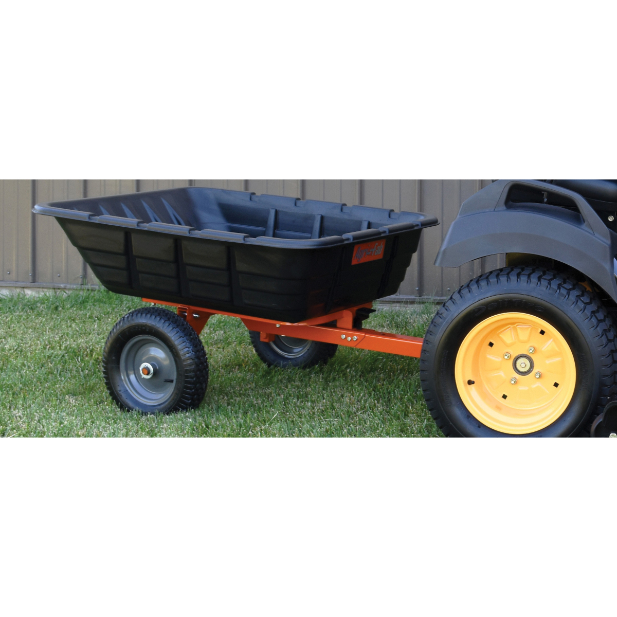 45-0573 Utility Cart, 50-1/2 in OAL, 33-1/2 in OAW, 27-1/2 in OAH, Pneumatic Caster