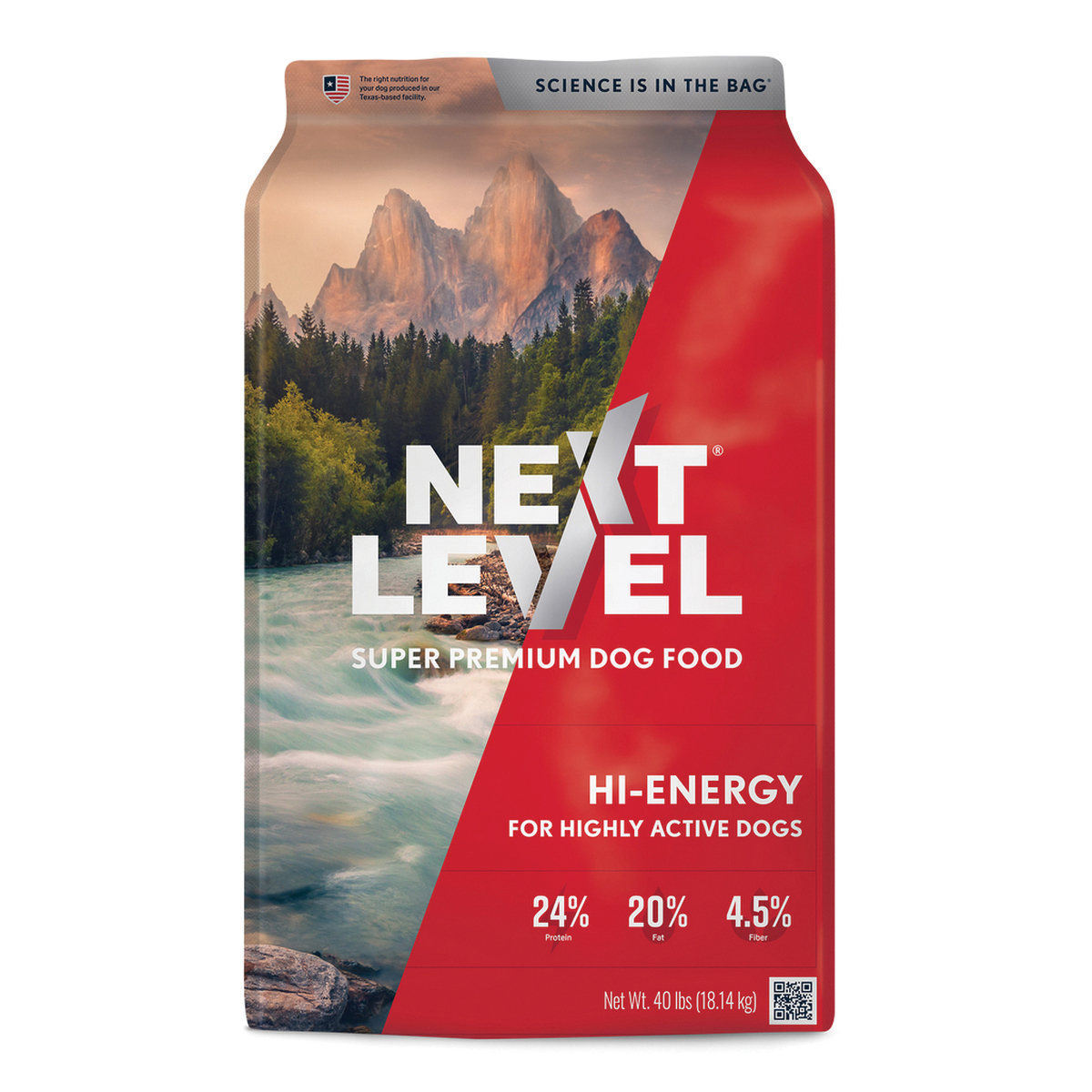 Hi-Energy 102HE40 Super Premium Dog Food, Adult, 40 lb Bag