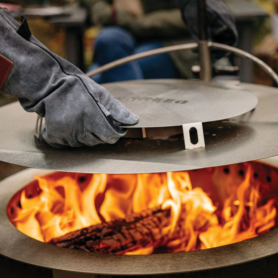 Heat Deflector, Breeo, OUTPOST 24, Stainless Steel - 1