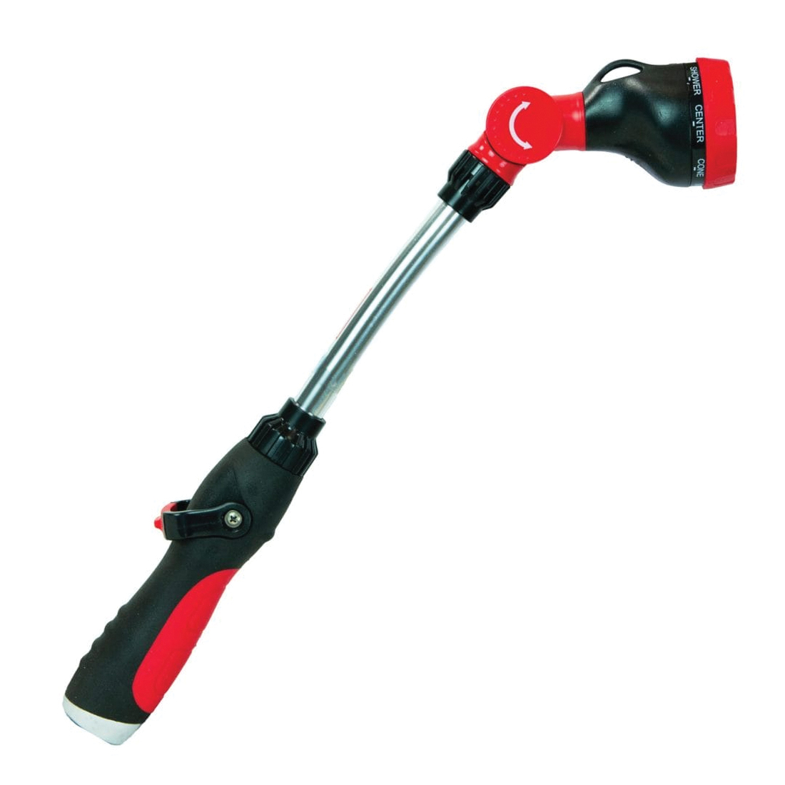 46758 Watering Wand, 8-Spray Pattern, Center, Cone, Flat, Full, Mist, Shower, Stream, Vertical, Metal/Plastic