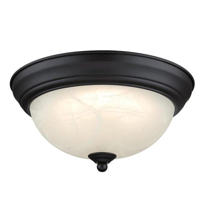 Dubrow Series 6137200 Indoor Flush-Mount Ceiling Fixture, 120 V, 14 W, LED Lamp, 1350 Lumens