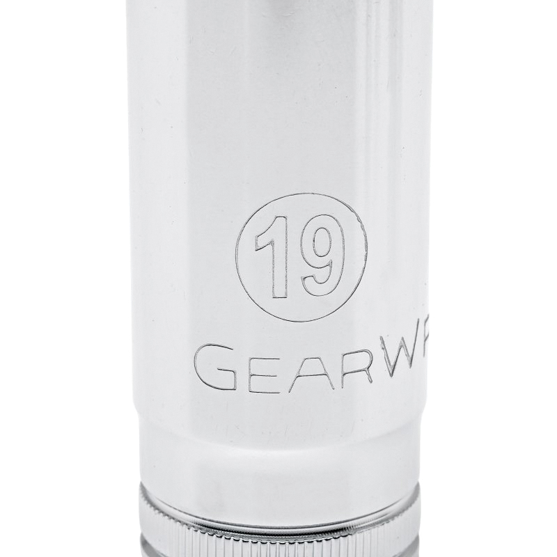 80554G 6-Point Deep Metric Socket Set, Alloy Steel, Full Polished Chrome