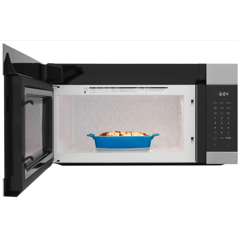 Frigidaire FMOS1746BS Over-The-Range Microwave, 1.7 cu-ft, 1500 W, Glass, Stainless Steel - 5