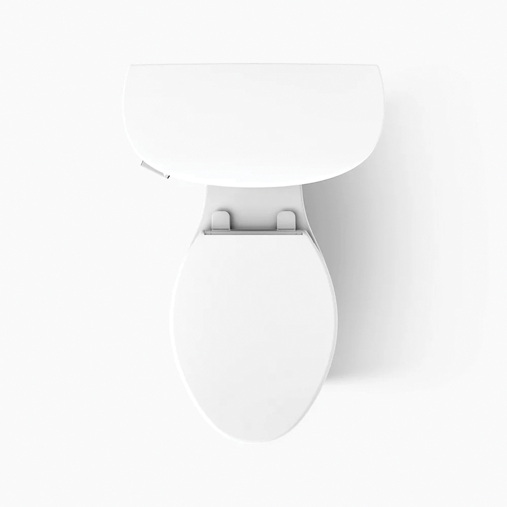 Kohler Kingston The Complete Solution Series K-26077-0 2-Piece Toilet, Elongated Bowl, 1.28 gpf Flush, 12 in Rough-In - 3