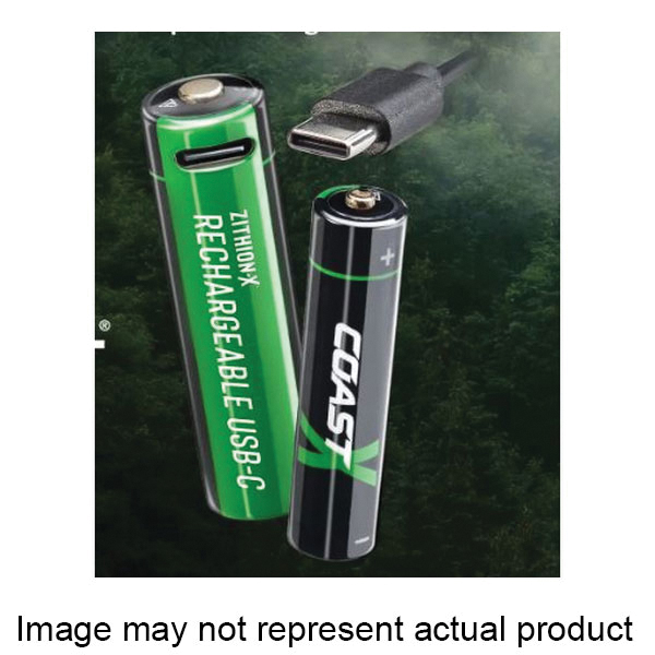 ZITHION-X 31233 Battery, 1.5 V Battery, 750 mAh, AAA Battery, Lithium-Ion, Rechargeable: Yes