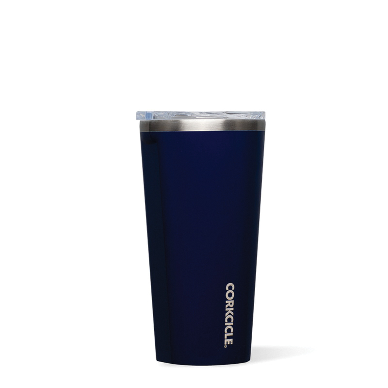 2124GMN Classic Tumbler, 24 oz, Shatterproof, Sliding Lid, Stainless Steel, Gloss Midnight Navy, Insulated