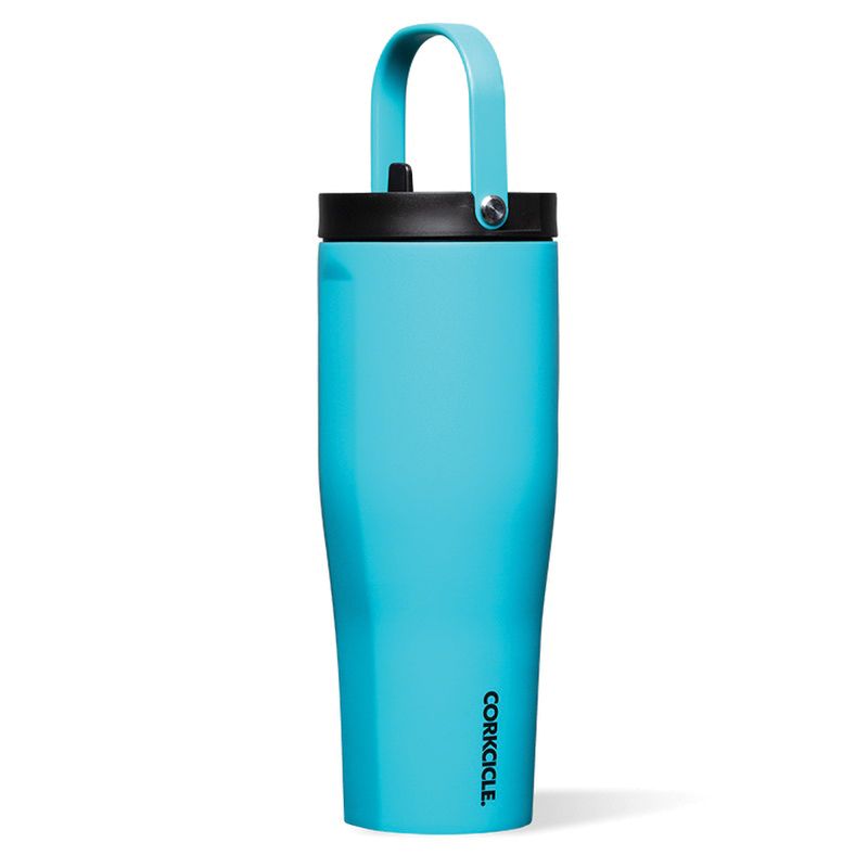 Go Cup XL Series 2830CCB Tumbler, 30 oz, Stainless Steel, Capri Blue, Insulated