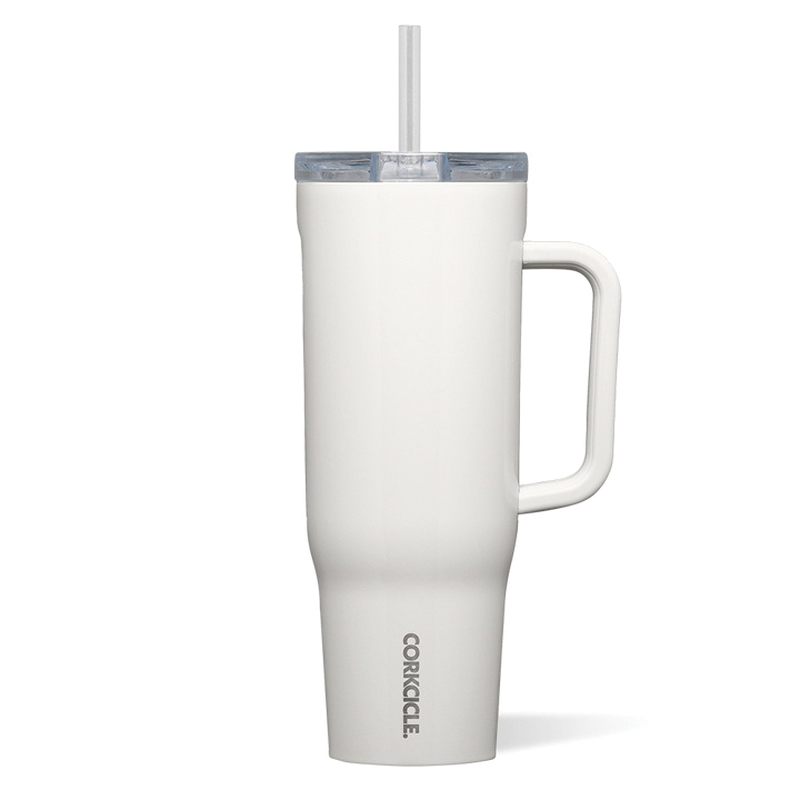 2240GOM Tumbler, 40 oz, Sip Plus Straw Lid, Steel, Oat Milk, Insulated