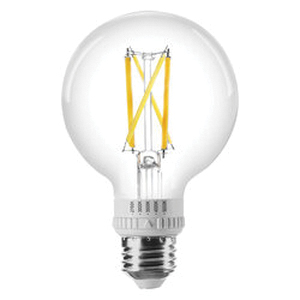 TruWave 42271 LED Bulb, 5CCT Selectable, G25 Lamp, 60 W Equivalent, E26 Medium Lamp Base, Dimmable, Clear