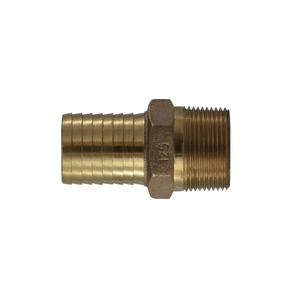 973925 Adapter, 3/4 in, Barbed x Male, Bronze, 150 psi Pressure