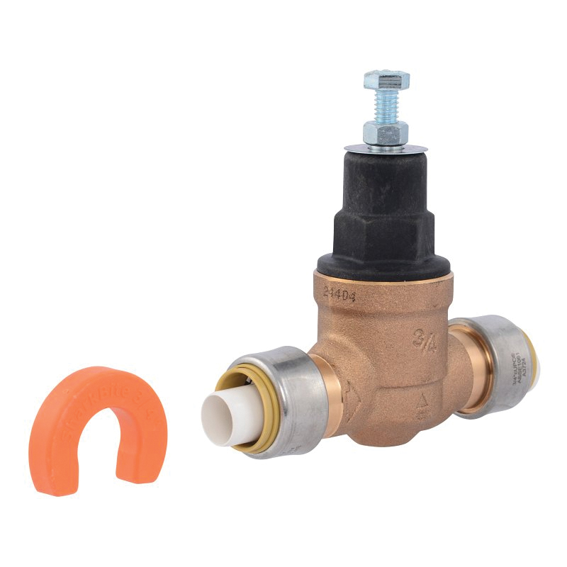 EB45 Series PVA16P-DSB-60 Pressure Regulating Valve, 3/4 in Connection, Pushfit, 10 to 70 psi Regulating