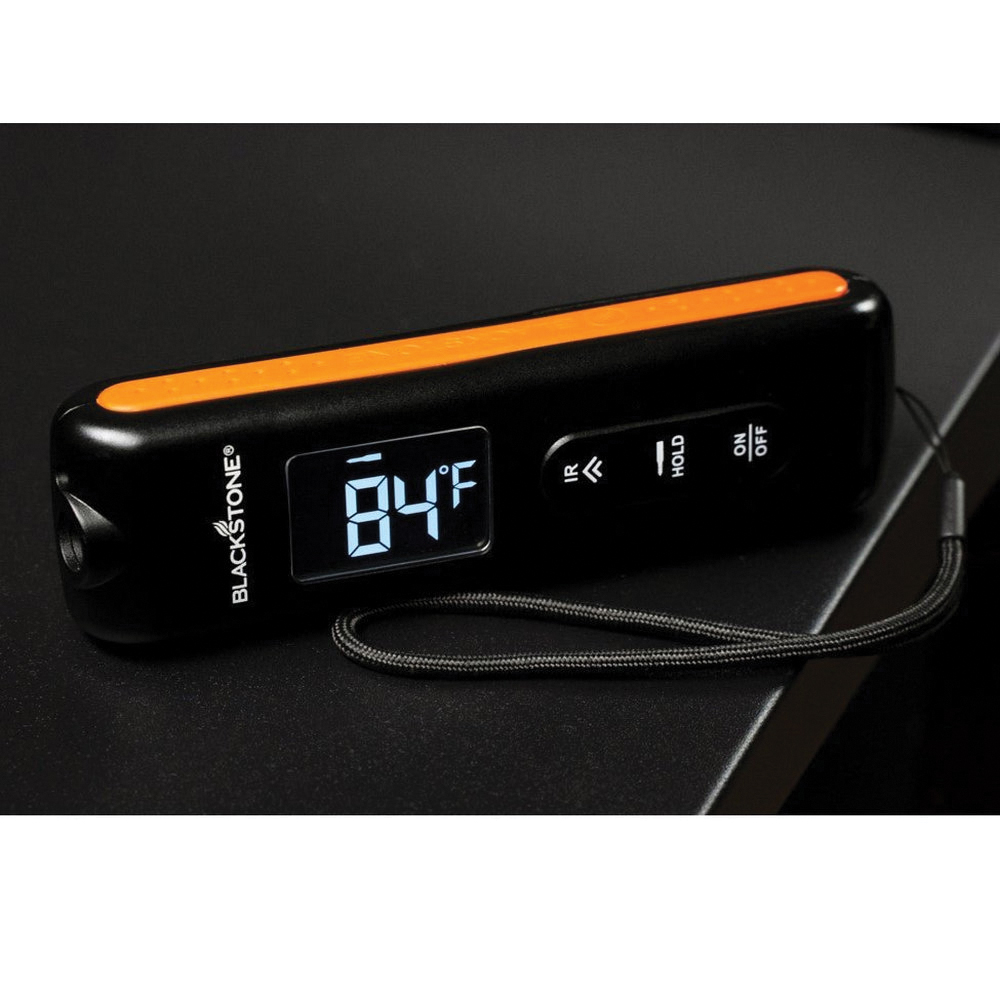 Infrared Thermometer with Probe, Blackstone, 0 to 932 deg F Infrared, 122 to 572 deg F Probe, LCD Display - 2