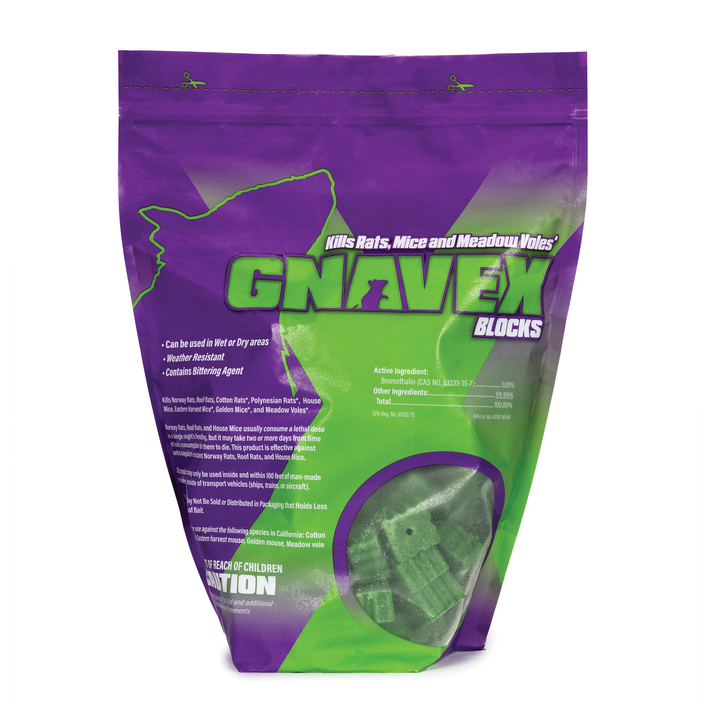 112870 Bait, Block, 128 Count Pouch