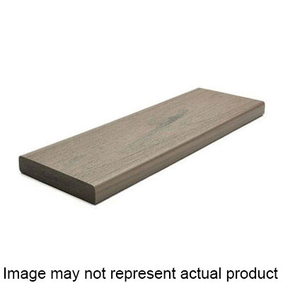 Transcend Lineage CL010616TLS01 Square-Edge Decking Board, 16 ft L, 6 in W, 1 in T, Thermoplastic/Wood, Carmel