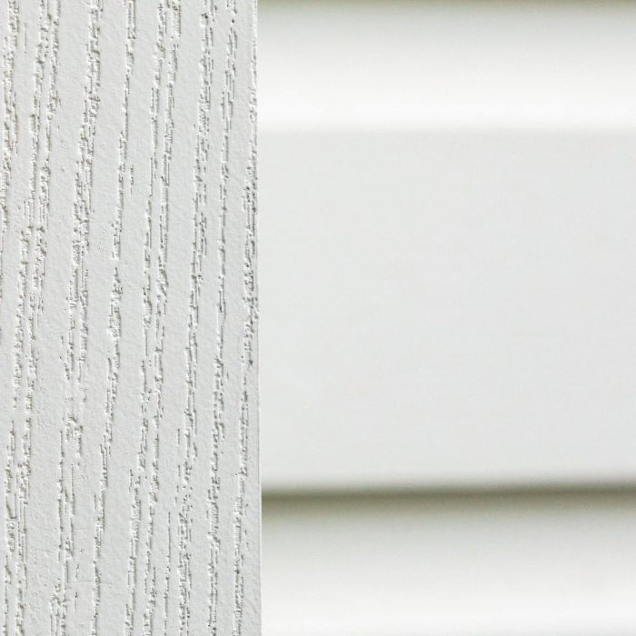 TruExterior BET010816 Siding Trim, 192 in L, 8 in W, 1 in Thick, Reversible Profile/Pattern, Composite, White - 1