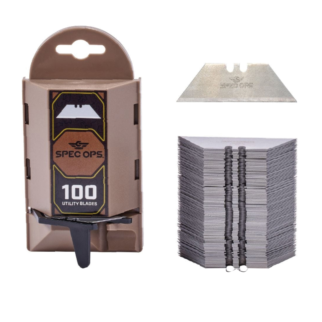 SPEC-K1-BLADE100 Utility Knife Blade, 2.3 in L, HCS, Precision-Honed, Hardened Edge