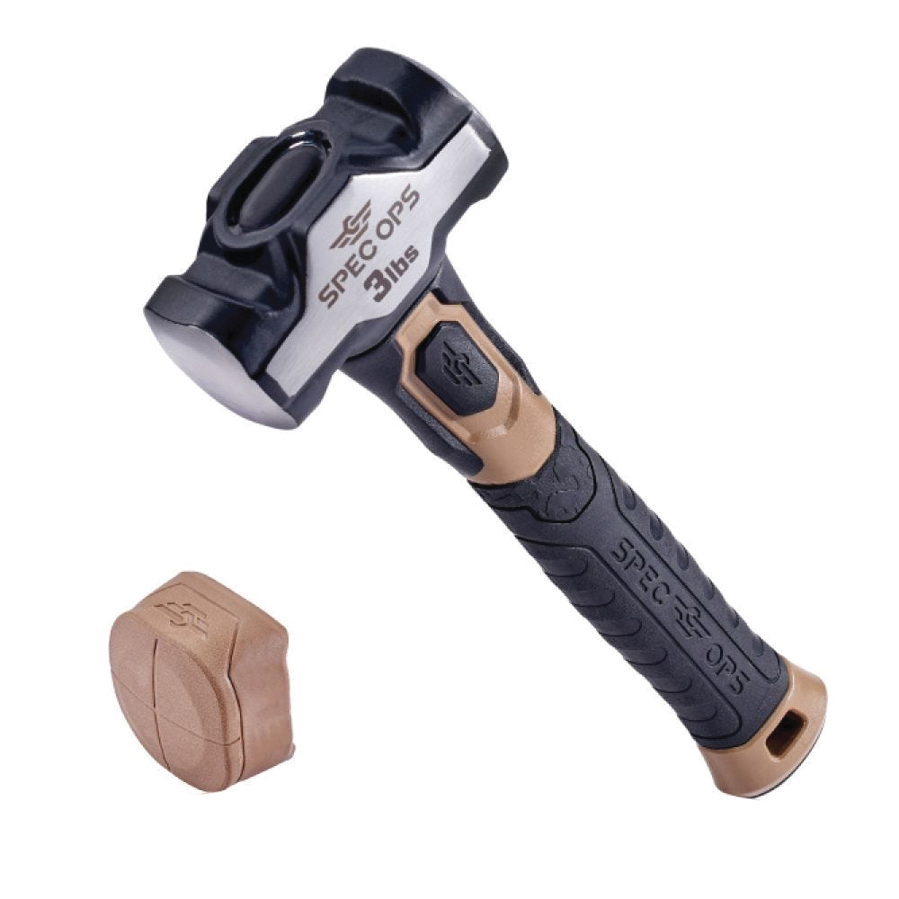 SPEC-M-DRILL3-S Drilling Hammer, 3 lb Head, Sledge Head, 10.62 in OAL