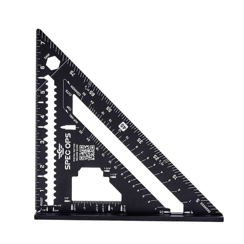 SPEC-SQ-RAF7 Rafter Square, 1/16 in Graduation