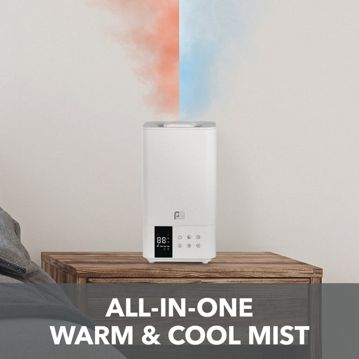 Ultrasonic Hybrid Humidifier, Perfect Aire, Warm/Cool Mist, With Top-Fill Tank & Remote Control, 15 A, 115 V - 4
