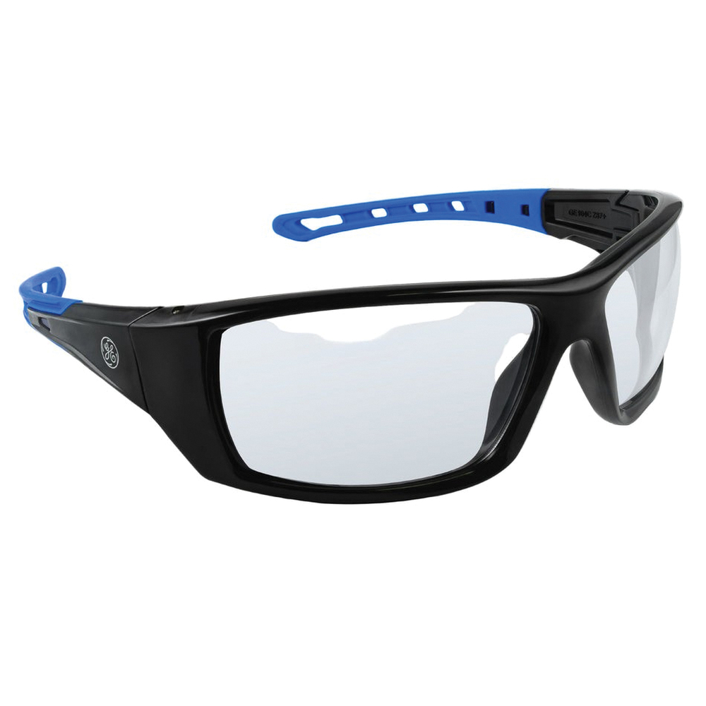 GE 04 Series GE104CAF Safety Glasses, Anti-Fog, Anti-Scratch Lens, Polycarbonate Lens, Full Frame, Nylon Frame - 2