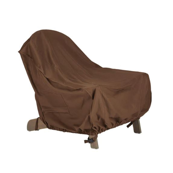 Adirondack Chair Cover, Living Accents, 33-1/2 in L, 31-1/2 in W, 36 in H, Polyester, Brown - 4