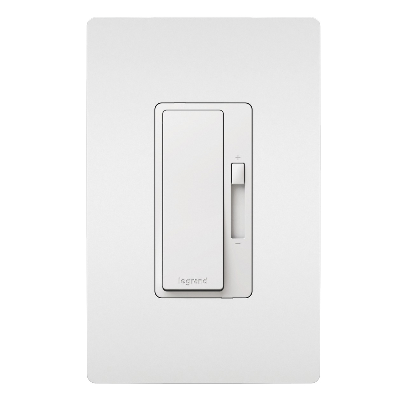 Radiant Series RHL153PWCC4 Decorator Dimmer, 120 VAC, 150 W, LED Lamp, White