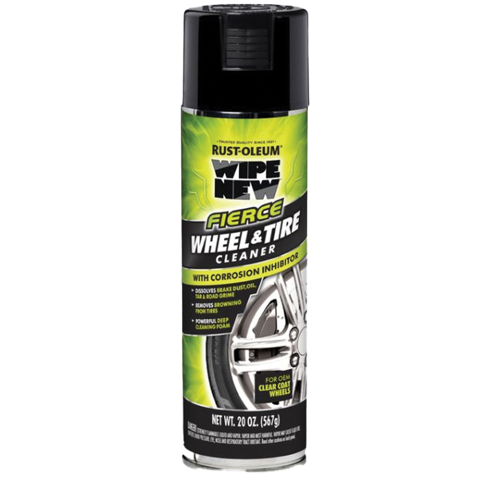 372668 Fierce Wheel and Tire Cleaner, 20 oz Aerosol, Liquid, Solvent Like